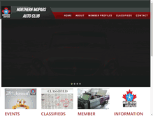 Tablet Screenshot of mopars.org